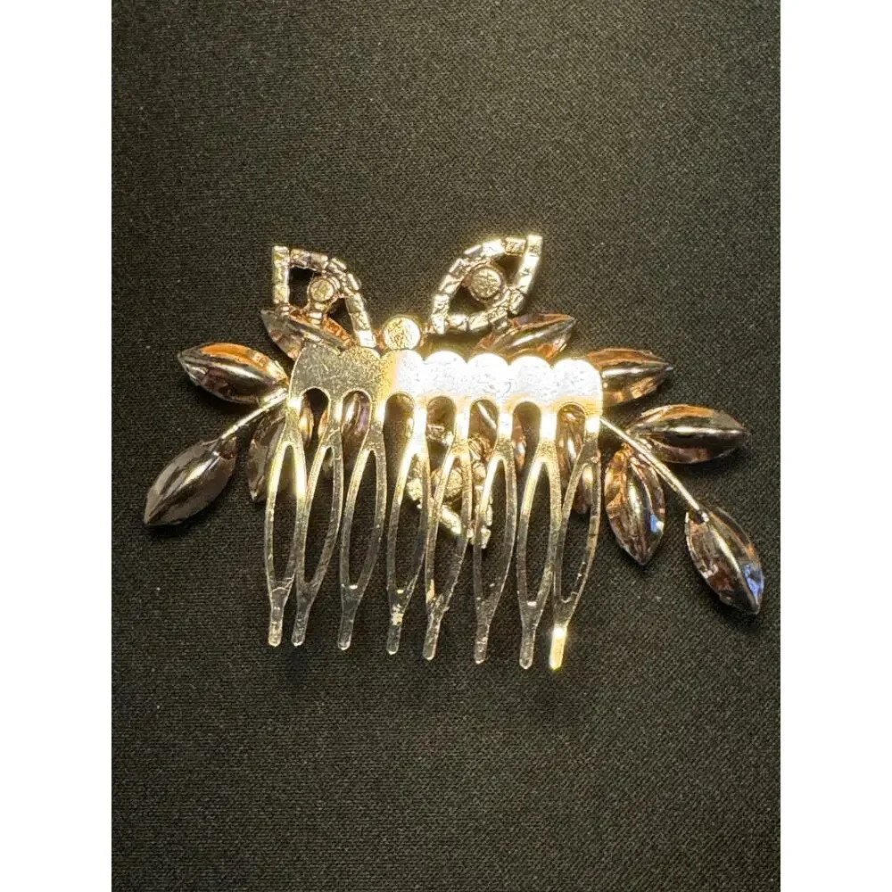 Lot of 4 Hair Clip, Flower Clip, Hair Comp and Small Tiara Comb